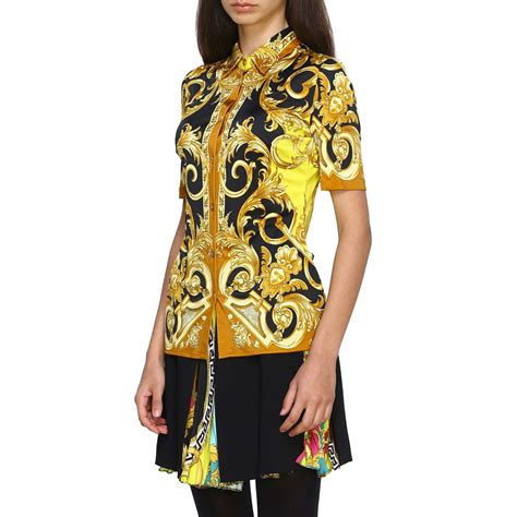 camicia donna stile versace|Nuova collezione di camicie da donna di Versace su Farfetch.